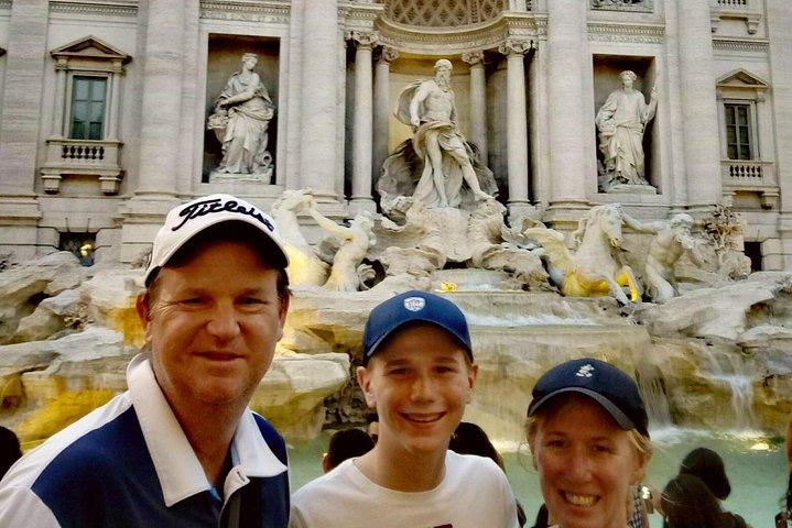Børnevenligt Best of Rome By Night w Gelato & Pizza for familier