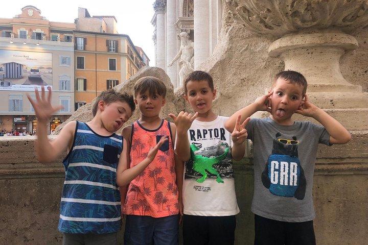 Børnevenligt Best of Rome By Night w Gelato & Pizza for familier
