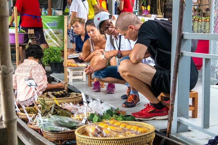 Drijvende markten en boottocht in Bangkok