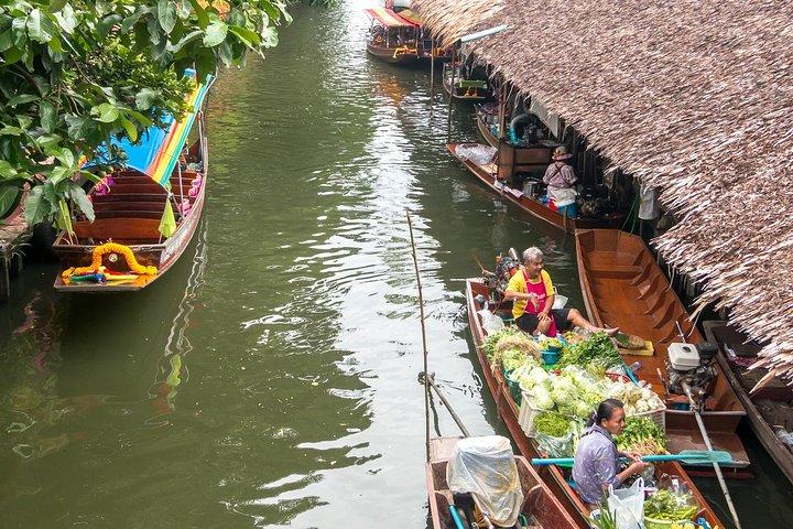 Drijvende markten en boottocht in Bangkok