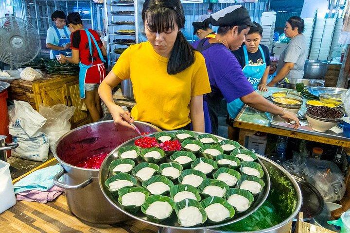 Drijvende markten en boottocht in Bangkok