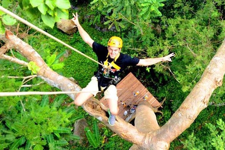 Flying Hanuman Zipline Adventure - Voar pela selva!