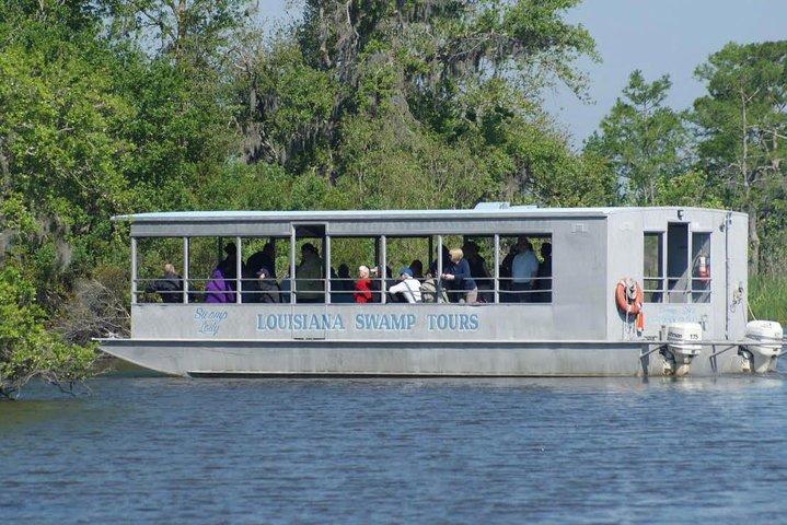 New Orleans Swamp Tour båtäventyr med transport