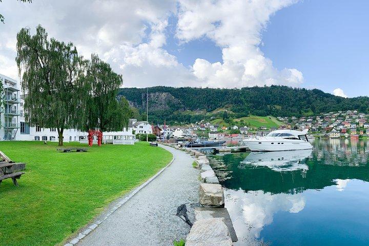 Bergen til Hardangerfjord VIP-bil + privat yacht Fjordcruise