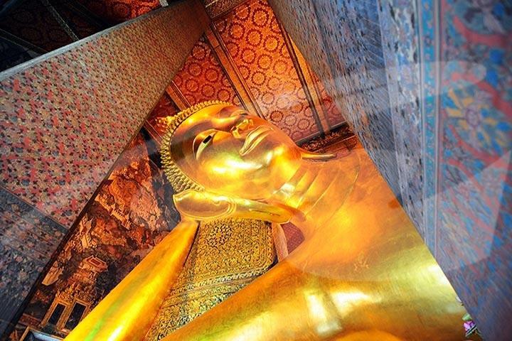 Passeio pelos templos de Banguecoque, incluindo o Buda reclinado em Wat Pho