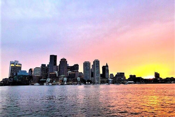 Solnedgång Segling Cruise på en Tall Ship i Boston Harbor