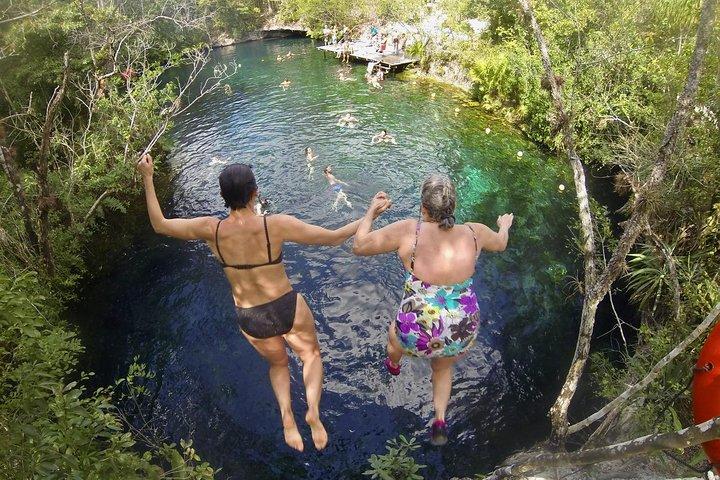 Tankah Park Five Cenotes Adventure Tour vanuit Tulum