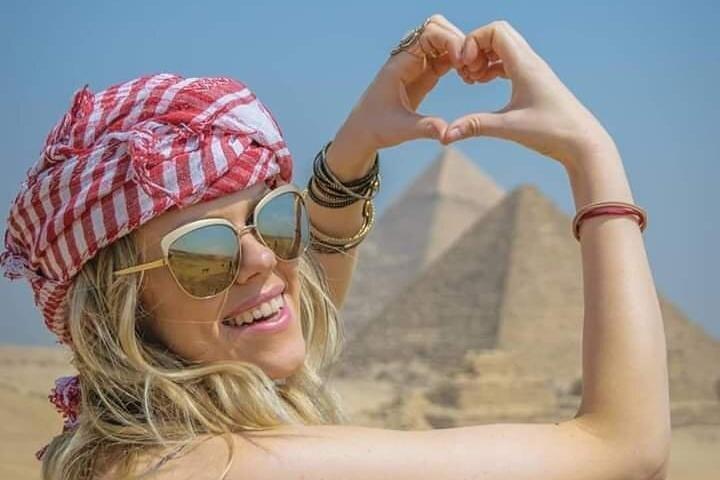 Giza-pyramider og sphinx-tur