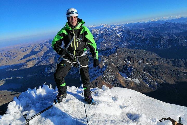 Huayna potosi 6088m. 2 dagars klättring