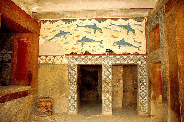 Visite privée à Knossos et au musée archéologique ou shopping à Héraklion