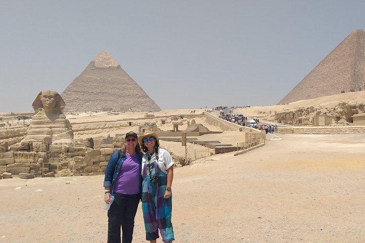 Privat dag: Giza-pyramiderna, Egyptiska museet och den gamla marknaden