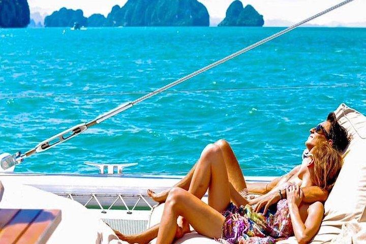 Experiência de cruzeiro de luxo catamarã