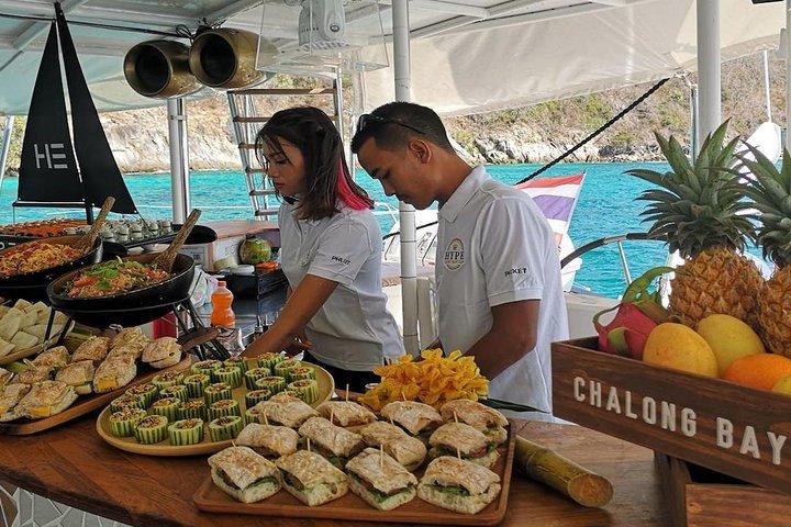 Experiência de cruzeiro de luxo catamarã