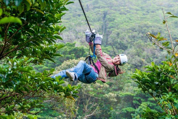 Sky Adventures Combo: Walk, Tram & Zipline from Monteverde