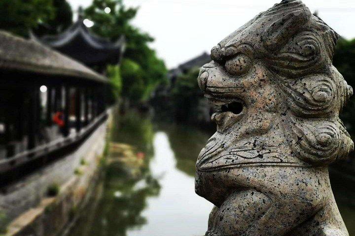 上海からのエコファーム訪問とFengjing古代ウォータータウンプライベートツアー
