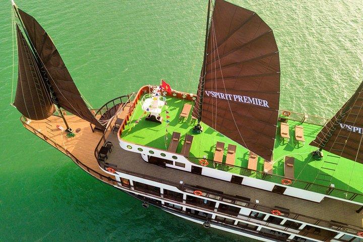Crociera di lusso 4 * 2 giorni 1 notte Baia di Ha Long - V'spirit Premier Cruise