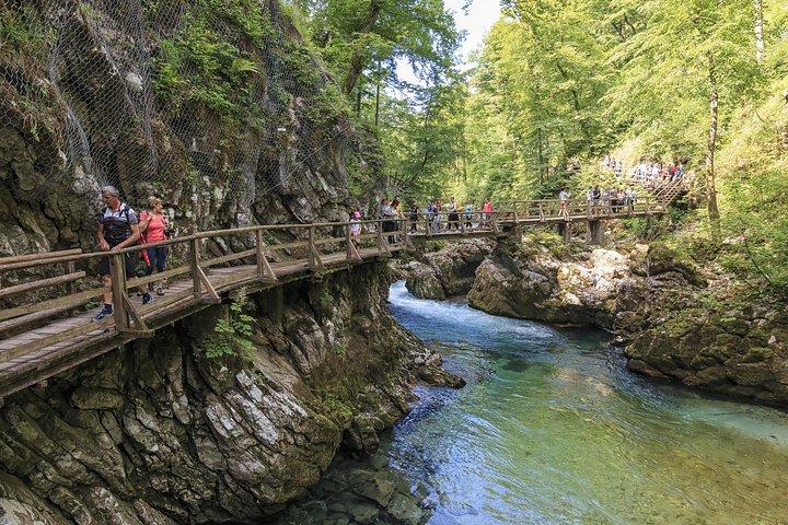Fra Bled: Selvguidet E-cykel tur til Vintgar Gorge