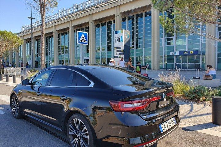 Traslado privado en coche: aeropuerto de Marsella desde o hacia Niza / Cannes