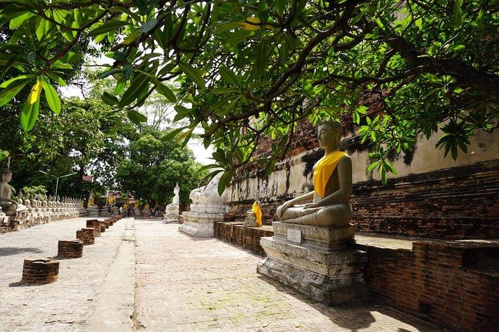 Excursão noturna a Ayutthaya com jantar