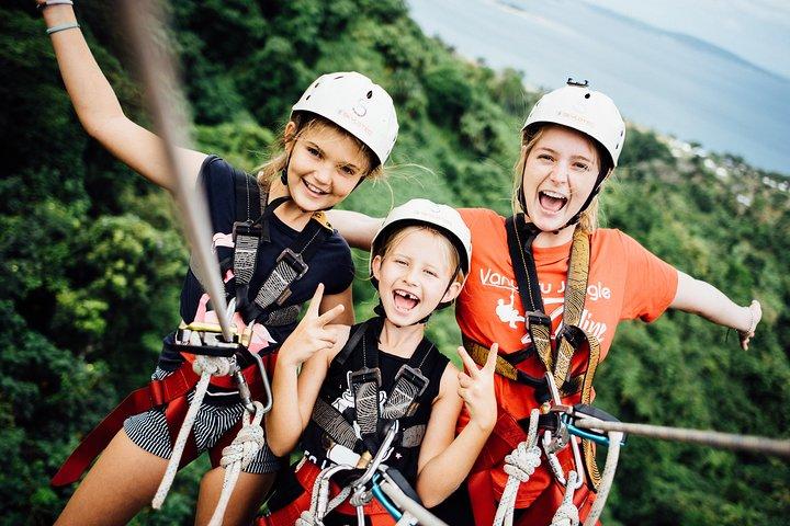 Vanuatu Jungle Zipline - Selbstfahrer-Option