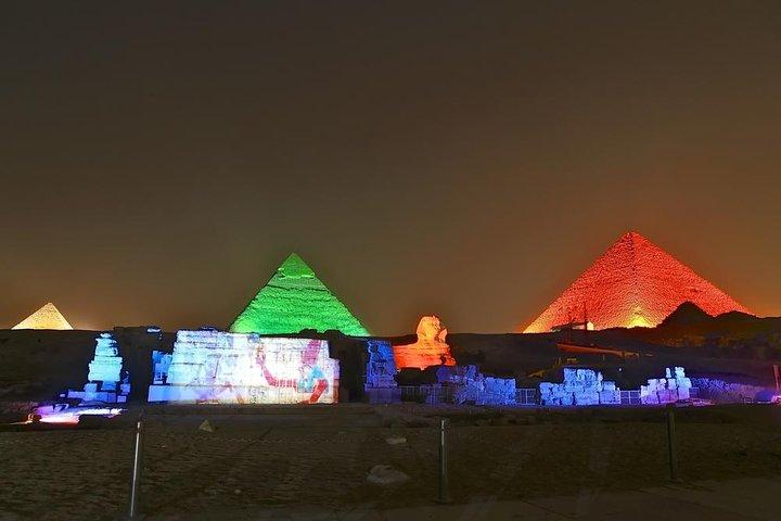 Giza Pyramids & sphinx Sound - Espectáculo de luces El Cairo