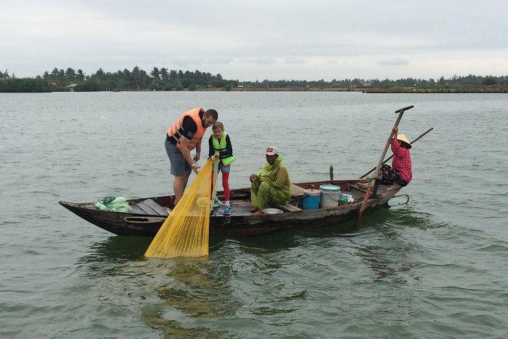 Hoi An Buffalo Riding & Basket Boat Tour with local home cooking