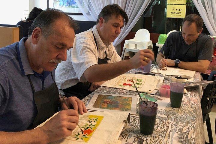 myBatikによるバティックバッグ絵画ワークショップ