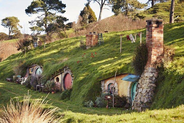 Visita guiada ao Hobbiton Movie Set e Glowworm Cave