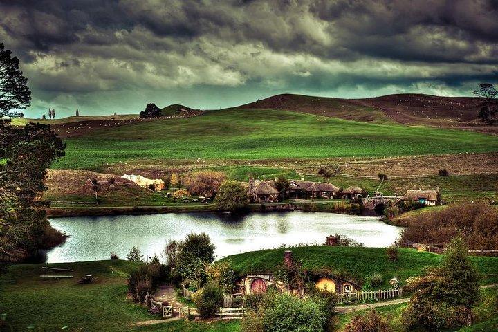 Visita guiada ao Hobbiton Movie Set e Glowworm Cave