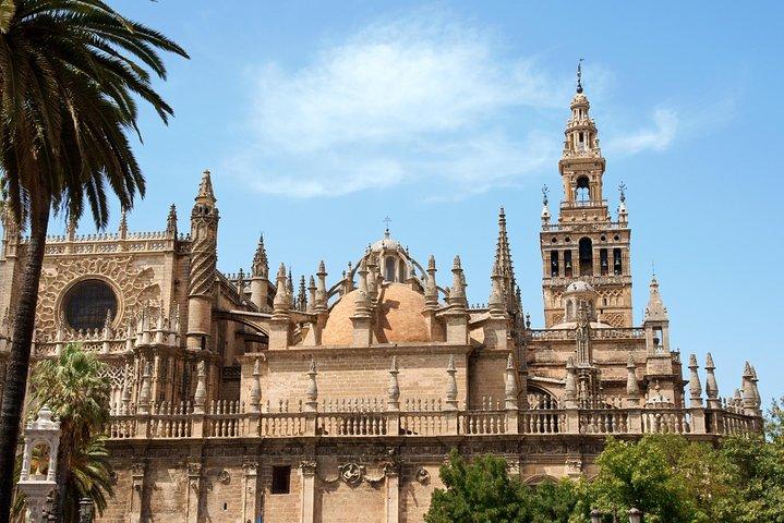 Sevilla-tur med Alcazar, katedralen och Giralda från Granada