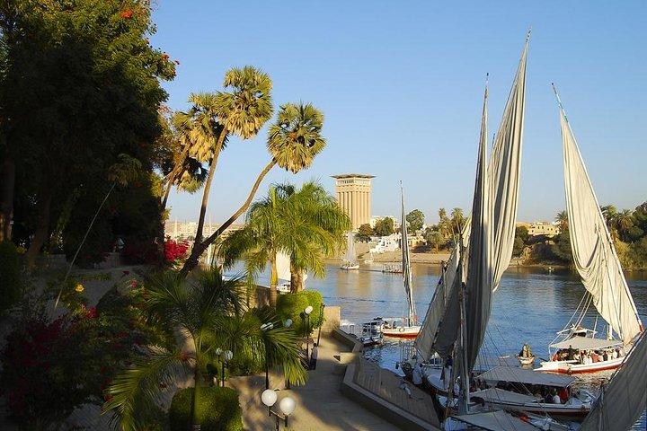 Aswan Botanische Tuin tour & Felucca zeilboottocht