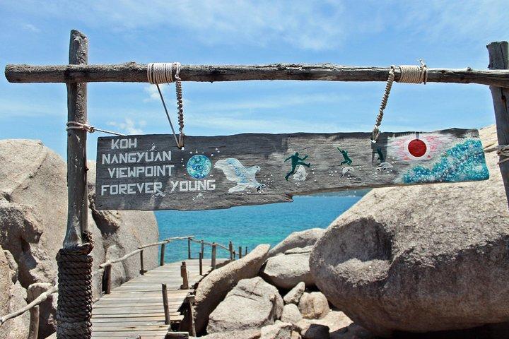 Vanaf Koh Samui : Koh Tao & Koh Nang Yuan Snorkelen (per Speedboot)