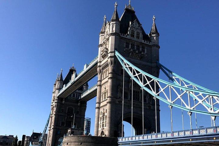 ウォーキングと公共交通機関による伝統的なロンドンの半日ウォーキング ツアー