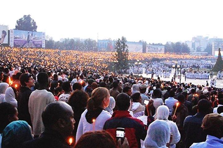 Meskel-festivalen i Addis Abeba