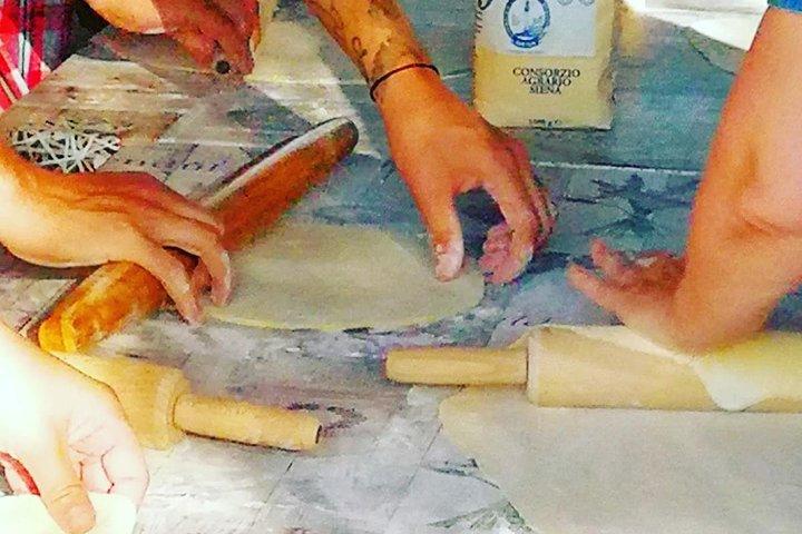 本物のトスカーナの農家での料理教室