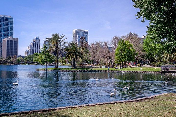 Visite audio à pied autoguidée autour du lac Eola à Orlando