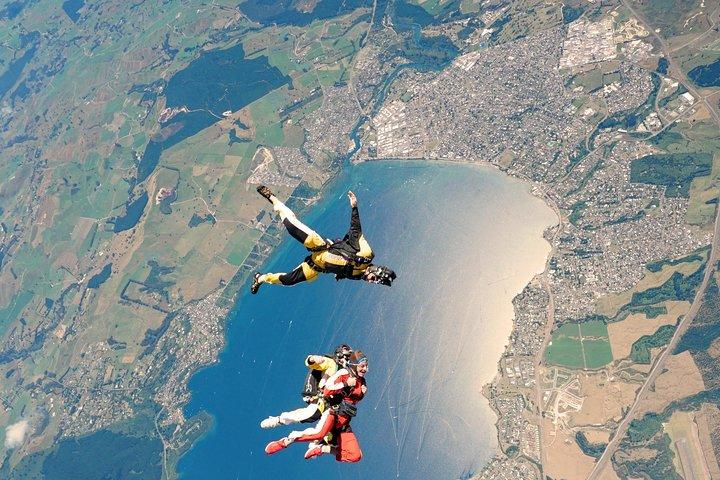 Lake Taupo 12.000-voet tandem parachutespringen