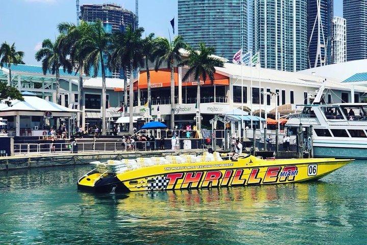 Speedboat Sightseeing Abenteuer von Miami