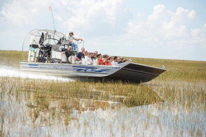 Florida: Fahrt durch die Everglades im Sumpfboot und Begegnung mit wild lebenden Tieren