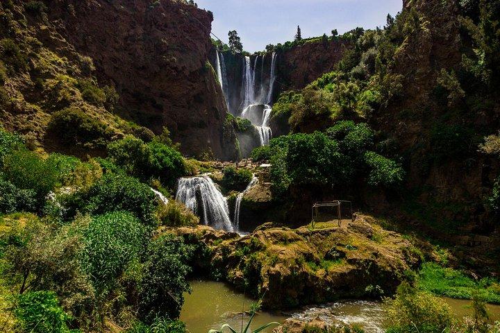 Excursión privada de un día desde Marrakech a las cascadas de Ouzoud con almuerzo