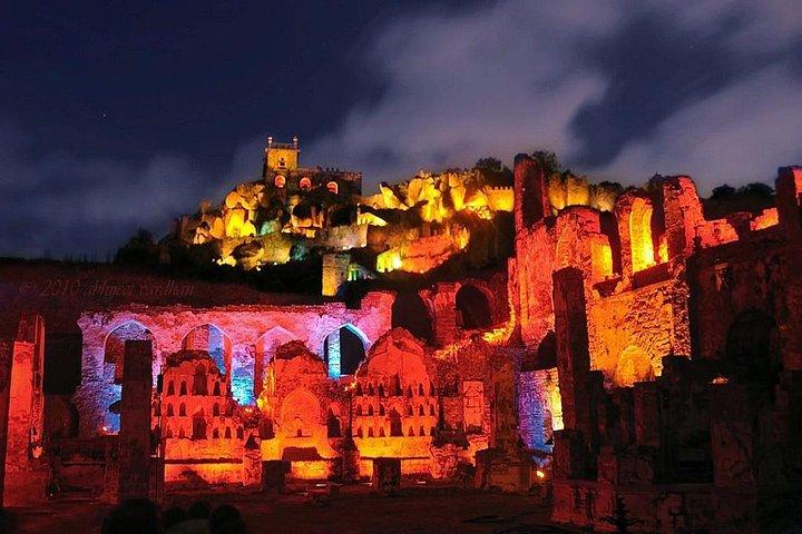 Visite privée d'une demi-journée d'Hyderabad avec spectacle son et lumière