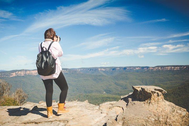 Excursión de un día a las Montañas Azules con paseos por arbustos, cascadas y Featherdale