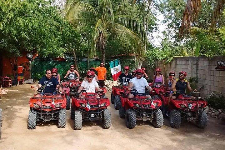 Atividades ATV Cenote e tirolesas da Riviera Maya