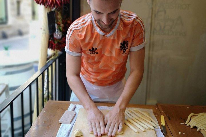 レッチェでオレッキエット料理教室とワイン