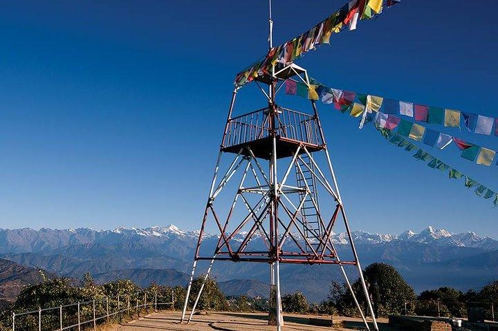 Nagarkot Sunrise Day Tour-weergave van het Himalayagebergte met Hotel Pickup