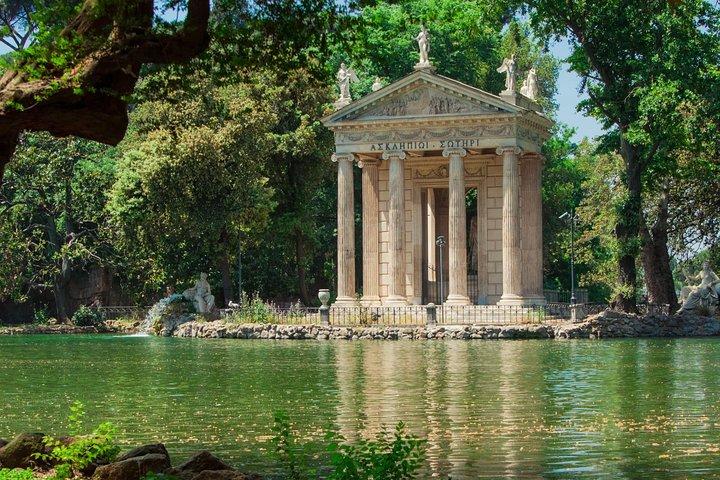 ¡Visita a Roma "Villa Borghese" con bicicleta eléctrica de alta calidad!