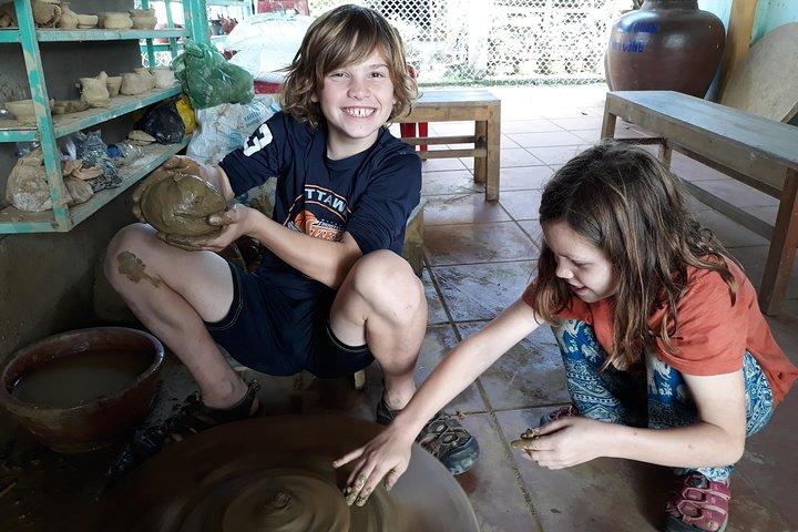 Barco privado a Hoi An Pueblos de artesanía-cerámica, pueblo de carpintería