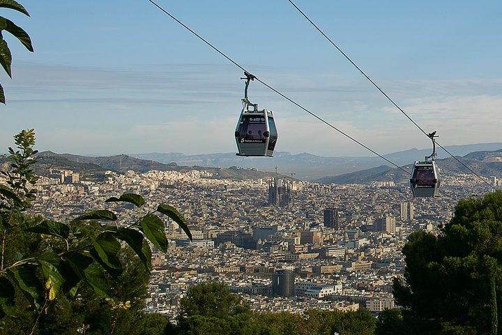 Tour privato della funivia e del castello di Montjuïc