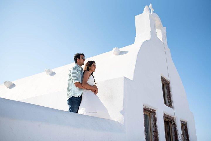 Tour a pie de Santorini con un fotógrafo personal