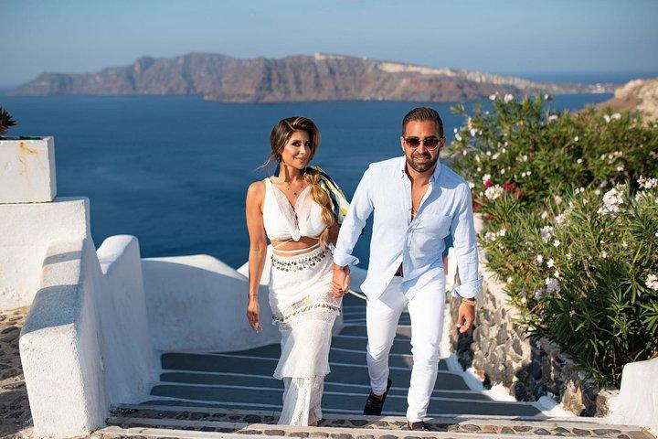 Tour a pie de Santorini con un fotógrafo personal